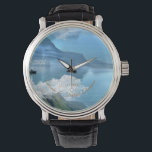 Norwegian Celebrations Watch<br><div class="desc">A Norwegian landscape from Skolden, with its stunning scenery, rugged terrain, and dramatic fjords, featuring a cruise ship amidst the clouds for a wedding momentum</div>