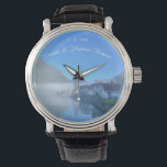 Norwegian Celebrations Watch<br><div class="desc">A Norwegian landscape from Skolden, with its stunning scenery, rugged terrain, and dramatic fjords, featuring a cruise ship amidst the clouds for a wedding momentum</div>