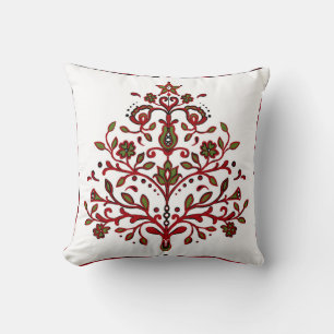 Norwegian Christmas Tree Pillow