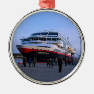 Norwegian cruise ship metal tree decoration
