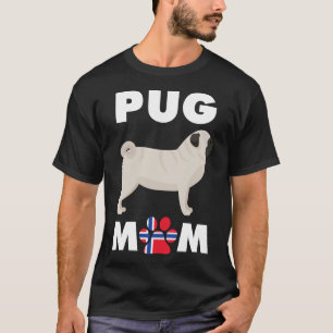Norwegian Dog Pug Mom Essential T-Shirt 1011