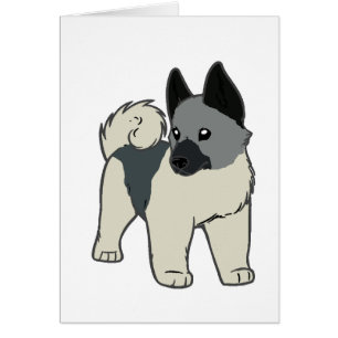 norwegian elkhound cartoon