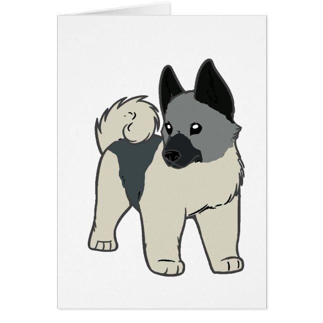 norwegian elkhound cartoon (Front)