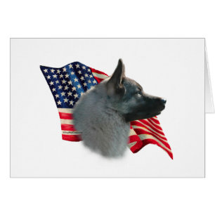 Norwegian Elkhound Flag