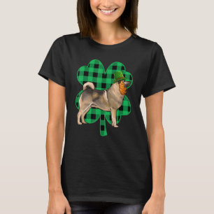 Norwegian Elkhound Leprechaun St Patricks Day Luck T-Shirt