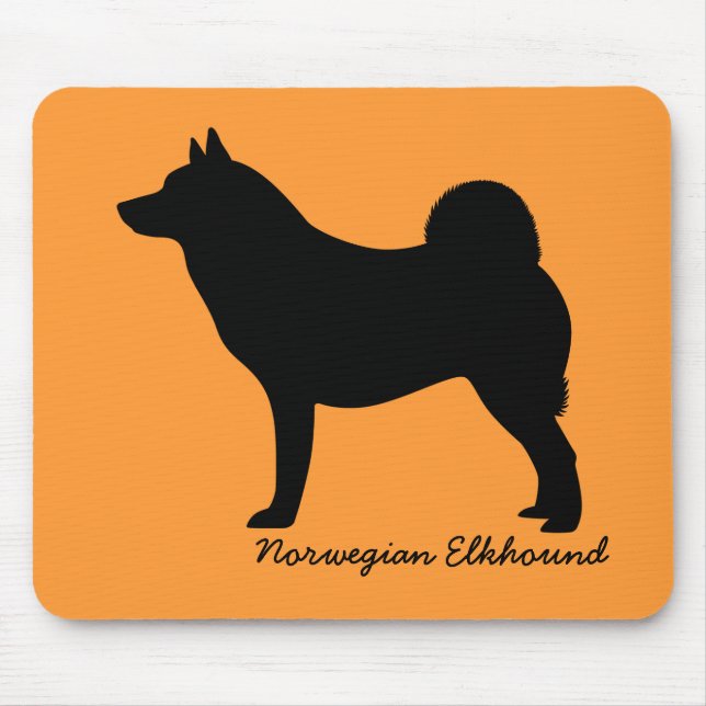Norwegian Elkhound Mouse Pad (Front)