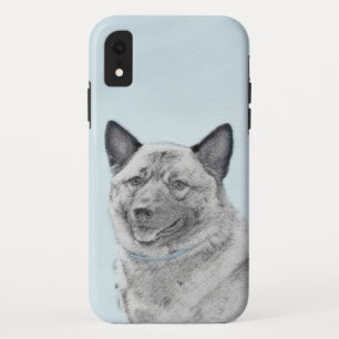 Norwegian Elkhound Painting - Original Dog Art Case-Mate iPhone Case