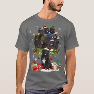 Norwegian Elkhound Reindeer Christmas Dog Riding S T-Shirt