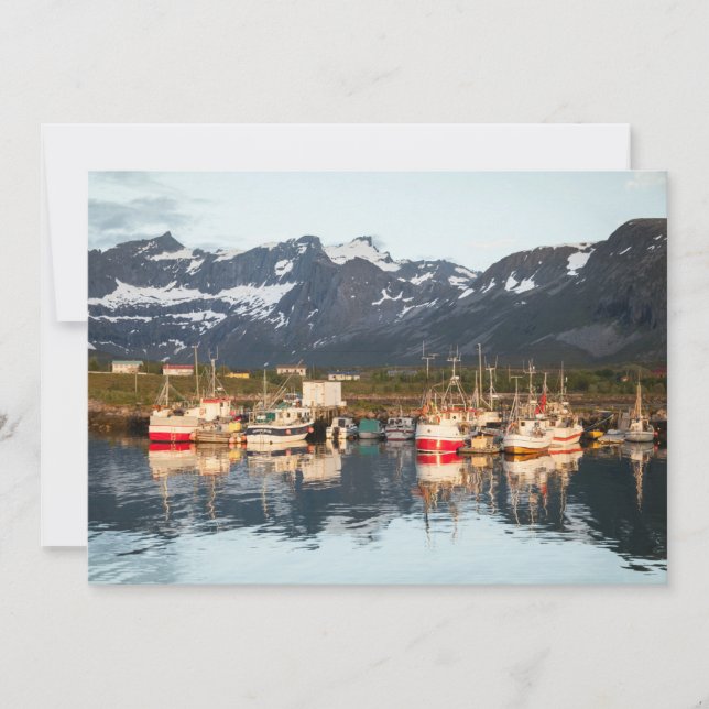 Norwegian Fishing Boats Card (Front)