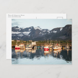 Norwegian Fishing Boats Postcard