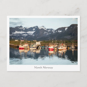 Norwegian Fishing Boats Postcard