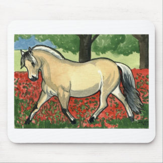 Norwegian Fjord HORSE ART Mouse Pad