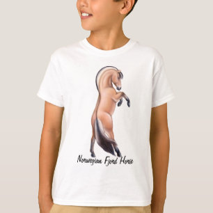 Norwegian Fjord Horse Kids T-Shirt