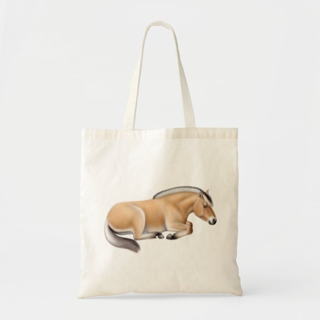 Norwegian Fjord Horse Tote Bag (Front)