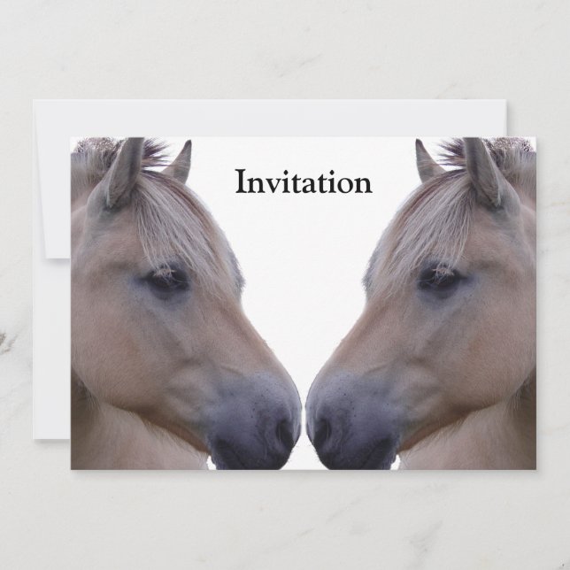 Norwegian Fjord Invitation (Front)