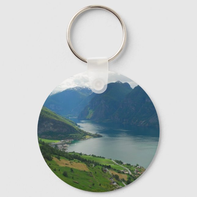 Norwegian Fjord Keychain (Front)