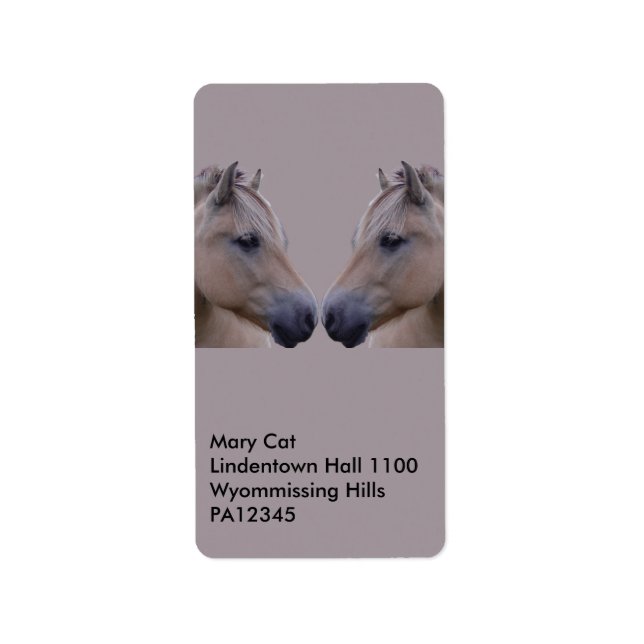 Norwegian Fjord Label (Front)