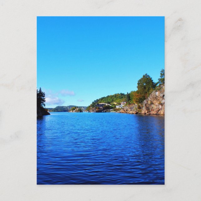 Norwegian fjords postcard (Front)
