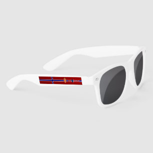 Norwegian flag and Coat of arms Sunglasses