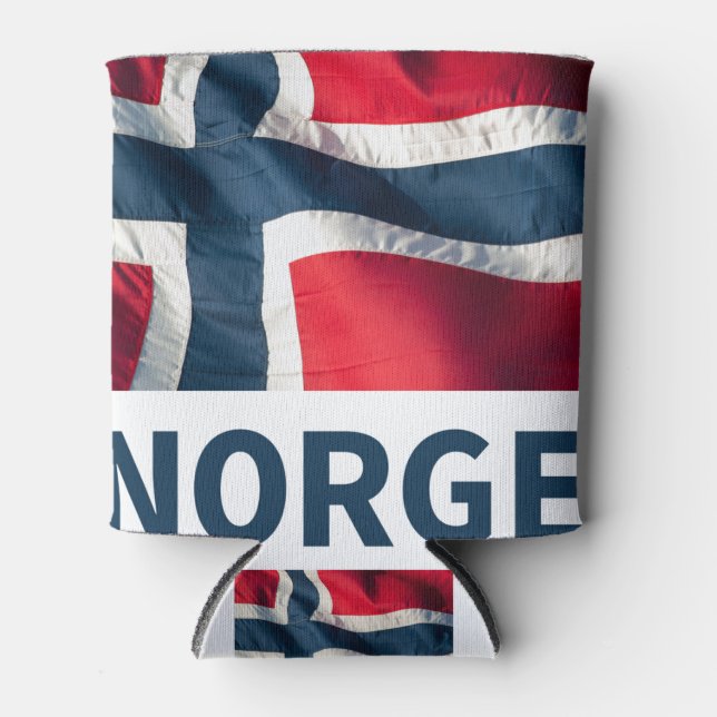 Norwegian flag can cooler (Front)