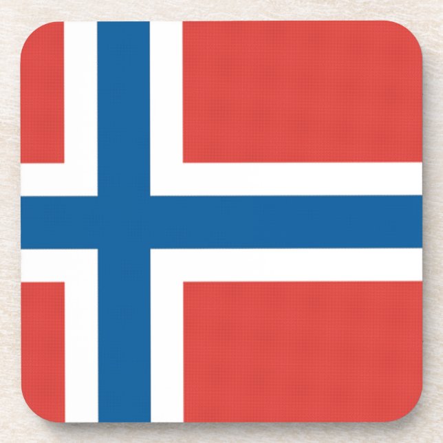 Norwegian Flag Coaster (Front)