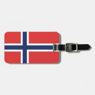 Norwegian Flag Luggage Tag