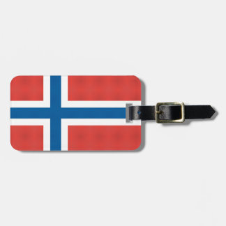 Norwegian Flag Luggage Tag