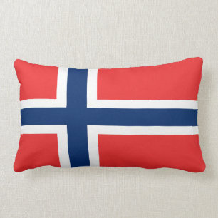 Norwegian Flag Lumbar Cushion