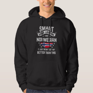 Norwegian Flag Native Pride  Norway Norwegian Root Hoodie