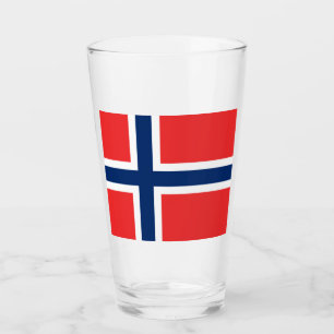Norwegian Flag (Norway) Glass
