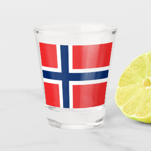 Norwegian Flag (Norway) Shot Glass