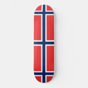 Norwegian Flag (Norway) Skateboard