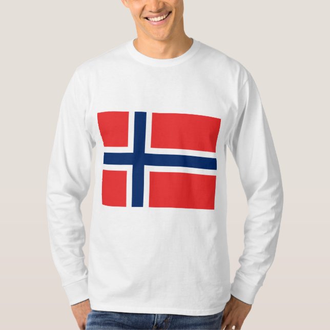 Norwegian Flag (Norway) T-Shirt (Front)