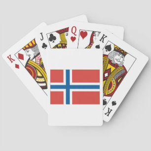 Norwegian Flag Playing Cards