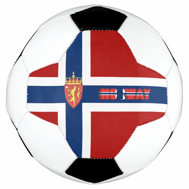 Norwegian flag soccer ball (Front)
