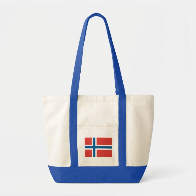 Norwegian Flag Tote Bag (Front)