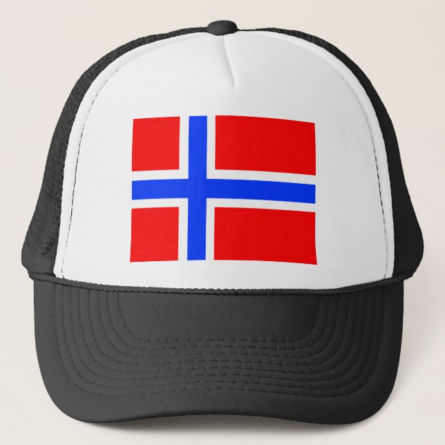 Norwegian Flag Trucker Hat (Front)