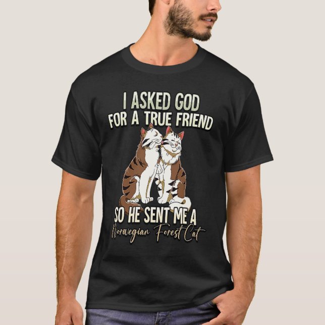 Norwegian Forest Cat  5 T-Shirt (Front)
