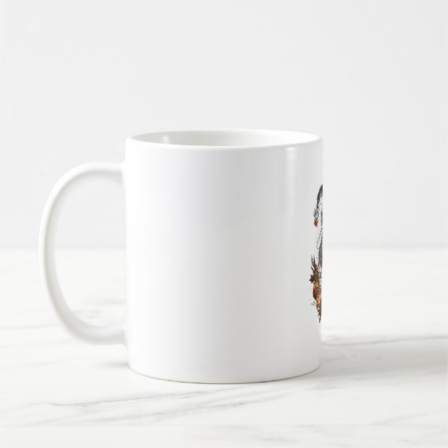 Norwegian Forest Cat Cat Halloween Graphic Tees fo Coffee Mug (Left)