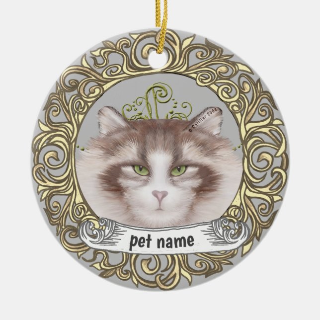 Norwegian Forest Cat  Loving Memory ornament (Front)