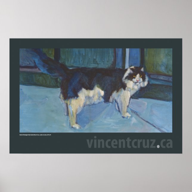 Norwegian Forest Cat Poster (Front)