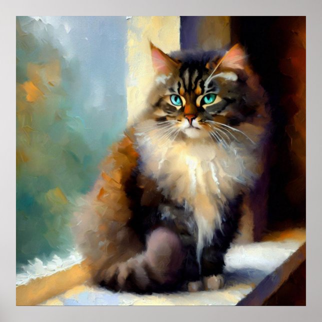 Norwegian Forest Cat  Poster (Front)