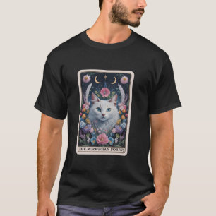 Norwegian Forest Cat Tarot Card Kitten Owner Lover T-Shirt