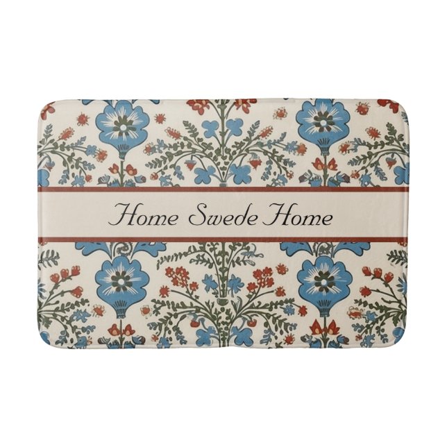 Norwegian Garden, custom Bath Mat (Front)