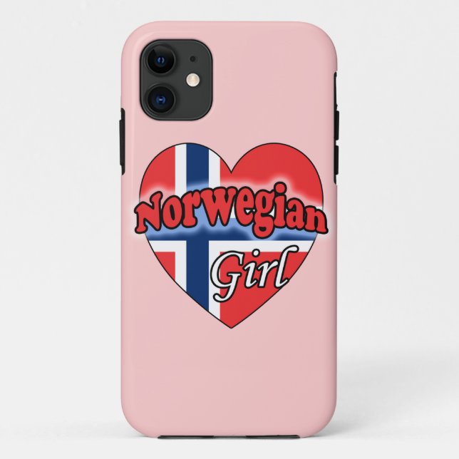 Norwegian Girl Case-Mate iPhone Case (Back)