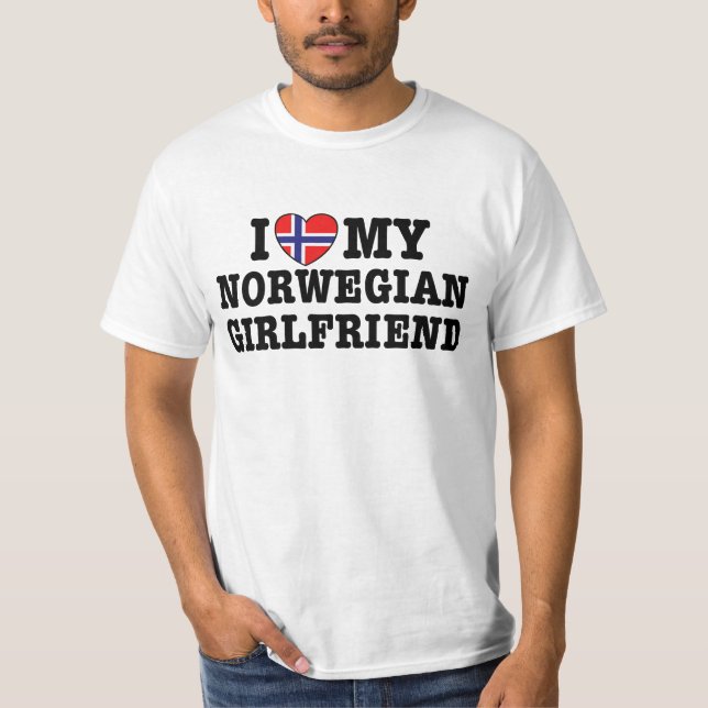Norwegian Girlfriend T-Shirt (Front)