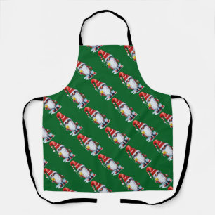 Norwegian Gnome Holding A Hot Toddy Apron