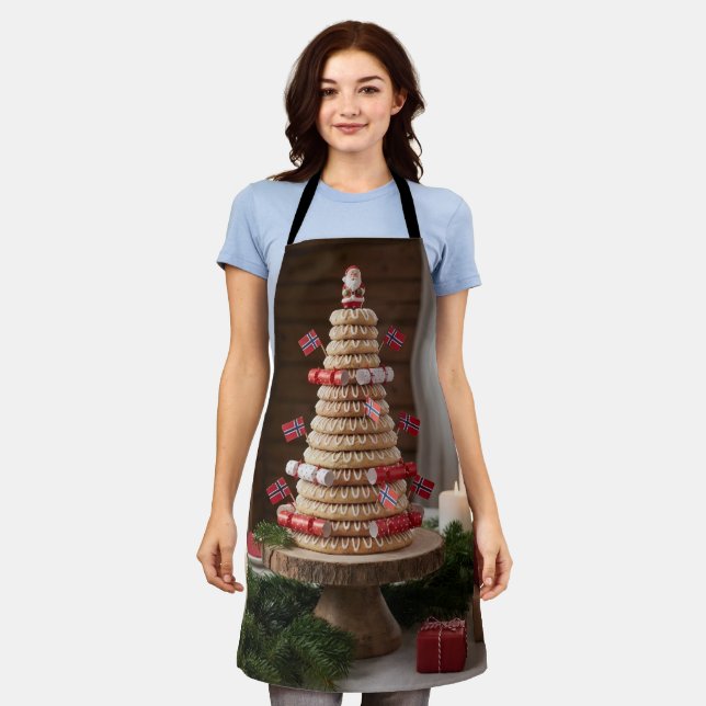 Norwegian Kransekake, Apron (Worn)