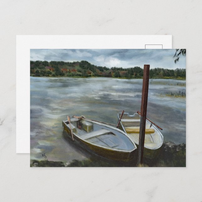 Norwegian Lakeside Postcard (Front/Back)