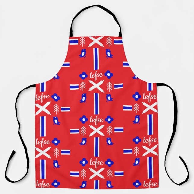 Norwegian Lefse Flatbread  Apron (Front)